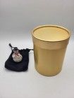 Estee Lauder  beautiful Sparkling Snowman  Solid Perfume Compact In The Box 