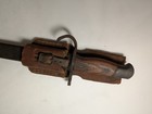 Wwii Japanese Type 30 Bayonet W  Scabbard   Original Leather Frog