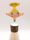 Rare Vintage Holt Howard Sal And Sam Pixie Oil And Vinegar Cruet Bottles No Cork