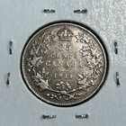 1911 Canada King George V Silver 25 Cents Quarter Xf Details - Cleaned