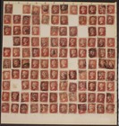 Great Britain  33 Used Plate Reconstruction  Plate 107