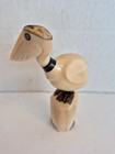 Tagua Nut Bird Tropical Pelican Hand Carved Figurine 4 X 2 X 1 Hawaiian 