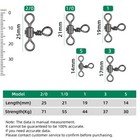 100pcs 3 Way Barrel Cross Line Swivel With Solid Ring Brass Fishing Connector