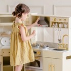 Robud Wooden Light Luxury Corner Kitchen Kitchen Playset For Ages 3 