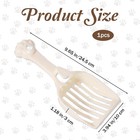 Cat Litter Scoop  Durable Plastic Kitty Litter Sifter Scooper With Wide Slats