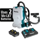 Makita Xcv17pg 18v X2 Lxt 1 6 Gallon Backpack Dry Vacuum