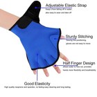 1 Pair Swimming Gloves Aquatic Swim Training Neoprene Small  Blue