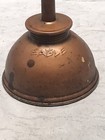 Eagle Copper Tone Thumb Pump Oil Can Oiler Usa  9 1 4    Tall