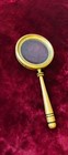 Old  Antique  Vintage Magnifying Glass  Loupe   Made Of Bronze Or Brass   
