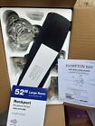 Hampton Bay Rockport 52 In  Led Brushed Nickel Displayceiling Fan Missing Motor