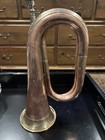 Vintage Copper Brass Military Style Bugle Horn Instrument