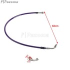 Red Front Upper Brake Hose Line W abs Master Cylinder Kit For Harley Softail