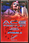 Ace Frehley Hand Signed Gig  Concert Poster 9 23 2015  Providence  Ri Rare
