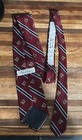 English Red Stripe Hunting Horn Bugle Tie