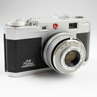 Petri 35 Rangefinder Camera   F 2 8 45mm Orikkor Lens  Case  Manual  Box