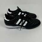 Adidas Mundial Team Black White Turf Soccer Cleat Shoes Men Size 9