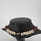 Hawaiian Niihau Kahelelani Shell Lei Necklace