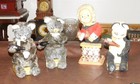 Lot Of 4 Vintage Battery Operated Toys 1960s Picnic Bear - Panda - Bar Tender