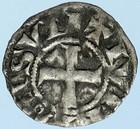 1200ad France Archbishopric Besancon Antique Silver Denier Medieval Coin I97573