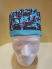 X-rays  blue  Radiology Men s Skull chemo Surgical Scrub Hat cap Handmade