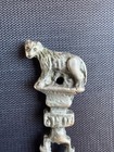 Antique 800 Silver German Heroic Lion Demitasse Spoon Collectible Spoon 3 75 