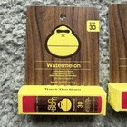Sun Bum Watermelon Spf 30 Sunscreen Lip Balm 0 15oz Lot 3 Vegan New Sealed