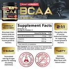 Bcaa Powder - Sugar Free  Watermelon Post Workout Muscle For Adults 45 Servings