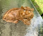 Wonderful Vintage antique Chinese Stone Carved Tiger Figure