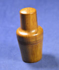 Antique German Medicine Apothecary Small Glass Bottle   Wood Case   Cover