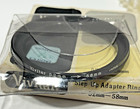 Lot Of 7 Vintage Camera Accessories - 3 Filter Cases  49mm Cap  Adapters  Hood