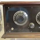 Vintage Thompson Neutrodyne Tube Radio Wood Cabinet Antique 1930s Made In U s a 