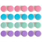 12 Pack Contact Lens Case Colorful Soak Storage Box Soak Storage Travel Kits