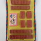 Vintage Rubber Kids Stamps Kit With Ink Pad And Letter Stamps Animals
