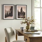 2pc 18 x24  Vertical Vintage Tree Wall Art Set - Hearth   Hand