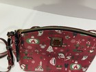 Dooney   Bourke 2019 Disney Christmas  Parks Holiday Red Allover Crossbody Bag