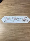 Ceramic Door Finger Plate  Floral Design In Euc 11 50   x 2 7 8   