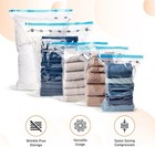 Amazon Basics Vacuum Compression Space Saving Storage Bags Multiple  Clear 