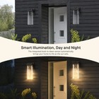 2 Pack 12  Outdoor Wall Led Light Dusk To Dawn Sconce Exterior Porch Fixture Ul