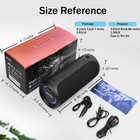 Wireless Waterproof Bluetooth Speaker - Portable Speaker Loud With Built-in