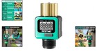 Elegant Water Flow Meter With Brass Inlet - Track Garden Hose Usage Effortlessly