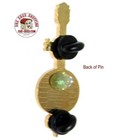 Hard Rock Cafe Pin 2004 Miami Ornament Guitar Holiday Trading Pin