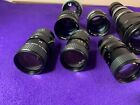 Lot Of Camera Lenses Used In Manufacturing Lab Excellent--all Japanese