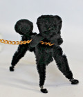 Barbie Pet Black French Poodle 1 6 Chenille Dog W Leash Mattel Shopping Chic