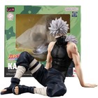 9cm Anime Naruto Shippuuden Hatake Kakashi Figure Sitting Posture Stars Pvc