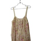Y2k Victoria s Secret Cream   Pink Floral Slip   Nightgown 