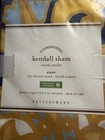 New  Pottery Barn Kendall Shams Euro Size  Gold Blue White Paisley - Nip Sealed
