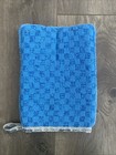 New Norwex Bathroom Scrub Mitt Microfiber Double Sided Blue