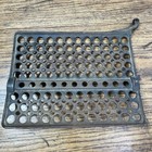 Antique Treadle Sewing Machine Cabinet Base Cast Iron Flywheel Pitman Foot Pedal