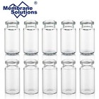 10000x 10ml Headspace Hplc Vials Clear Glass 20mm Crimp Top Round Bottom Aglient