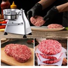 Manual Hamburger Patty Press Molding Machine Commercial Burger Meat Forming Moul
